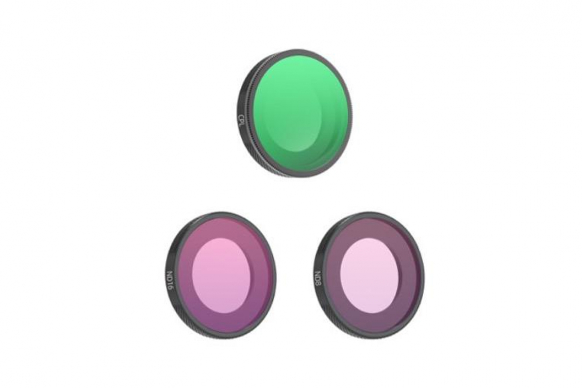 Insta 360 Go Ultra - Sunnylife Insta360 GO Ultra Pack 3 filtry (CPL+ND16+1/4 Black Mist)