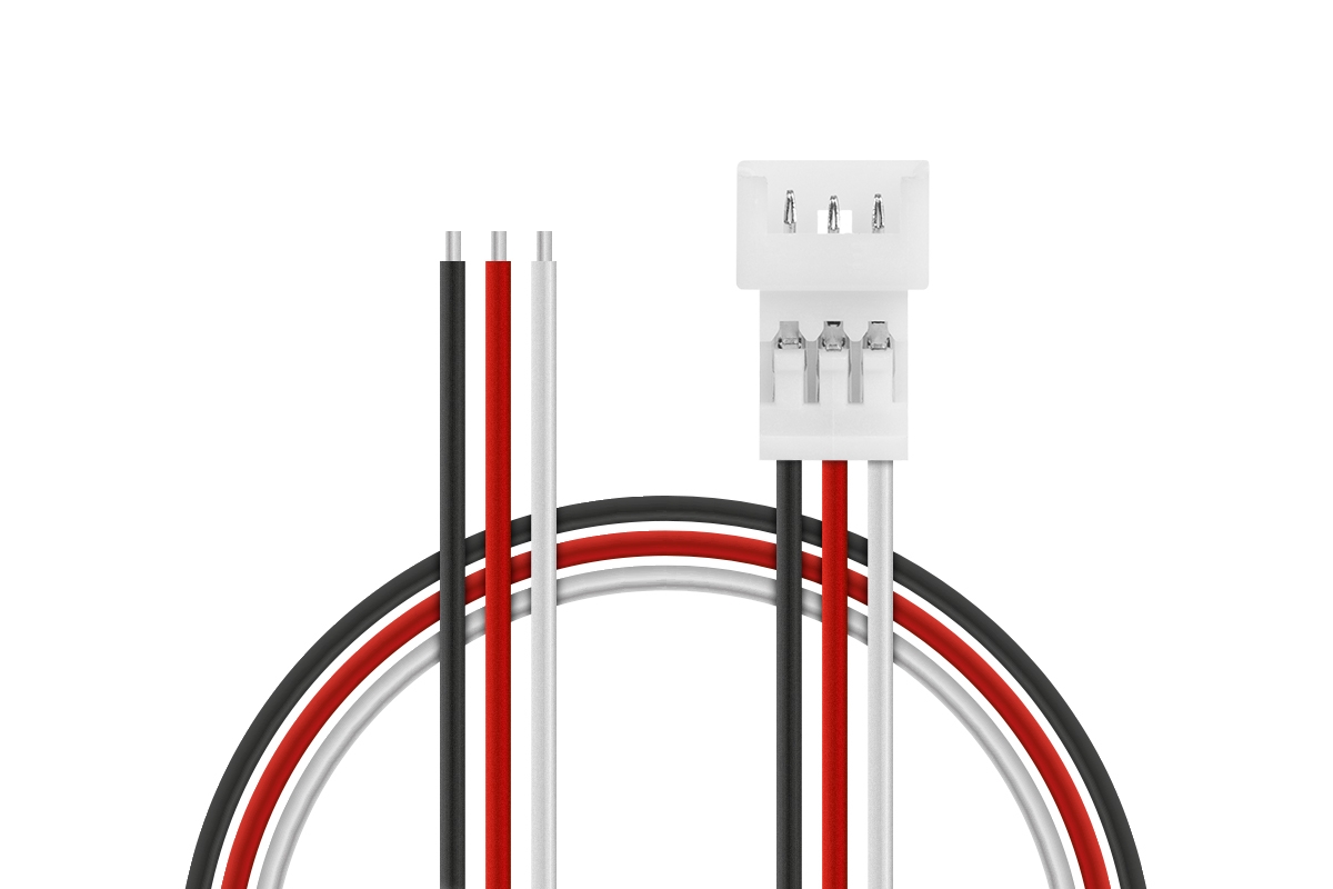 Micro JST 1,25mm 3pin Samec 5ks
