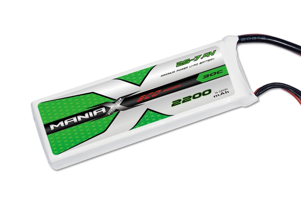 ManiaX Lipol 7.4V 2200mAh 30C RX