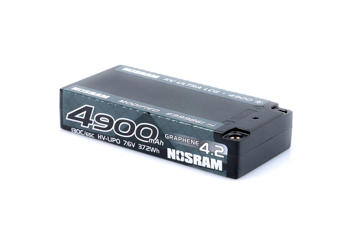 HV Ultra LCG Modified Shorty GRAPHENE-4.2 4900mAh Hardcase aku - 7.6V LiPo - 130C/65C