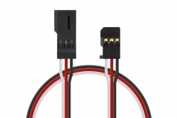 4603 J predlžovací kábel 150mm Futaba plochý silný, pozlátené kontakty (PVC) 1HI7592