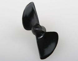 Závodná lodná skrutka 2listá, pravá, stúpanie 49 mm, priemer 57,5 mm, M4