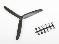 Vrtuľa GWS HD 9x5 čierna 3-listá 3EL2340