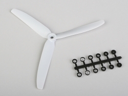 Vrtuľa GWS HD 9x5 sivá 3-listá (ľavotočivá) 3EL2343