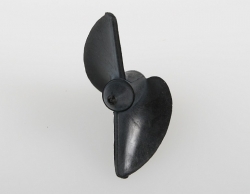 Závodná lodná skrutka 2listá, pravá, stúpanie 21 mm, priemer 25 mm, M4