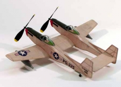 F-82 Twin Mustang 445mm (laserově vyřezávaný)
