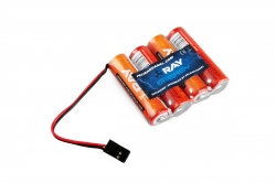 4,8V 2000AA Long RAY RX 4čl. prijímačový (plochý)