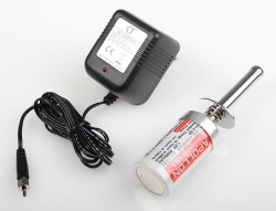 142-1 žeraviaca koncovka 4Ah s nabíjačom