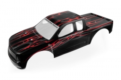 Karoséria Monster Truck 1:5, čierno-červená