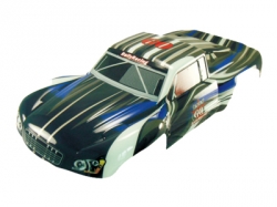 Nadwozie ciężarówki Short Course 1:5 czarno-niebieskie