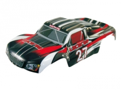 1:8 Karoserie Short Course (černo-červená)