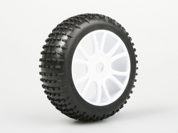 HM85746W Gummi auf weißem Scheiben 2 Stück geklebt HIMOTO