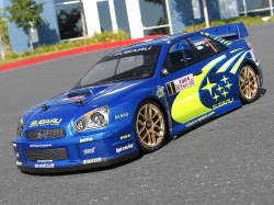 Átlátszó karosszéria Subaru Impreza WRC 2004 Monte Carlo (190 mm/tengelytáv 255 mm) 1:10
