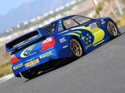 Átlátszó karosszéria Subaru Impreza WRC 2004 Monte Carlo (190 mm/tengelytáv 255 mm) 1:10