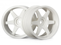TE37 wheels white 26 mm (6 mm offset)