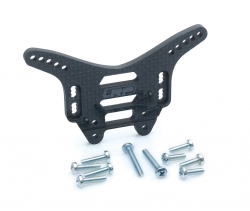 1:10 LRP S10 Twister: Zadné UHLÍKOVÉ parohy/držiaky tlmičov 4mm