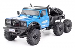 RTR HOBBYTECH CRX18 Truck Trial 1/18, 6x6 - modrá 1.CRX18-6WD-FC-BL