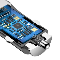 Baseus Gentlemen duálny USB nabíjač do vozidla