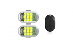 Vodotesné stroboskopické svetlo s diaľkovým ovládačom (2 ks) 1DJ2779W