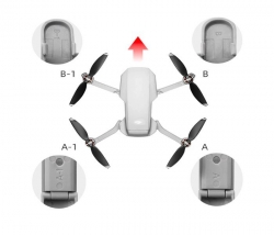 Mavic Mini: Rozkladacie zvýšené pristávacie nohy