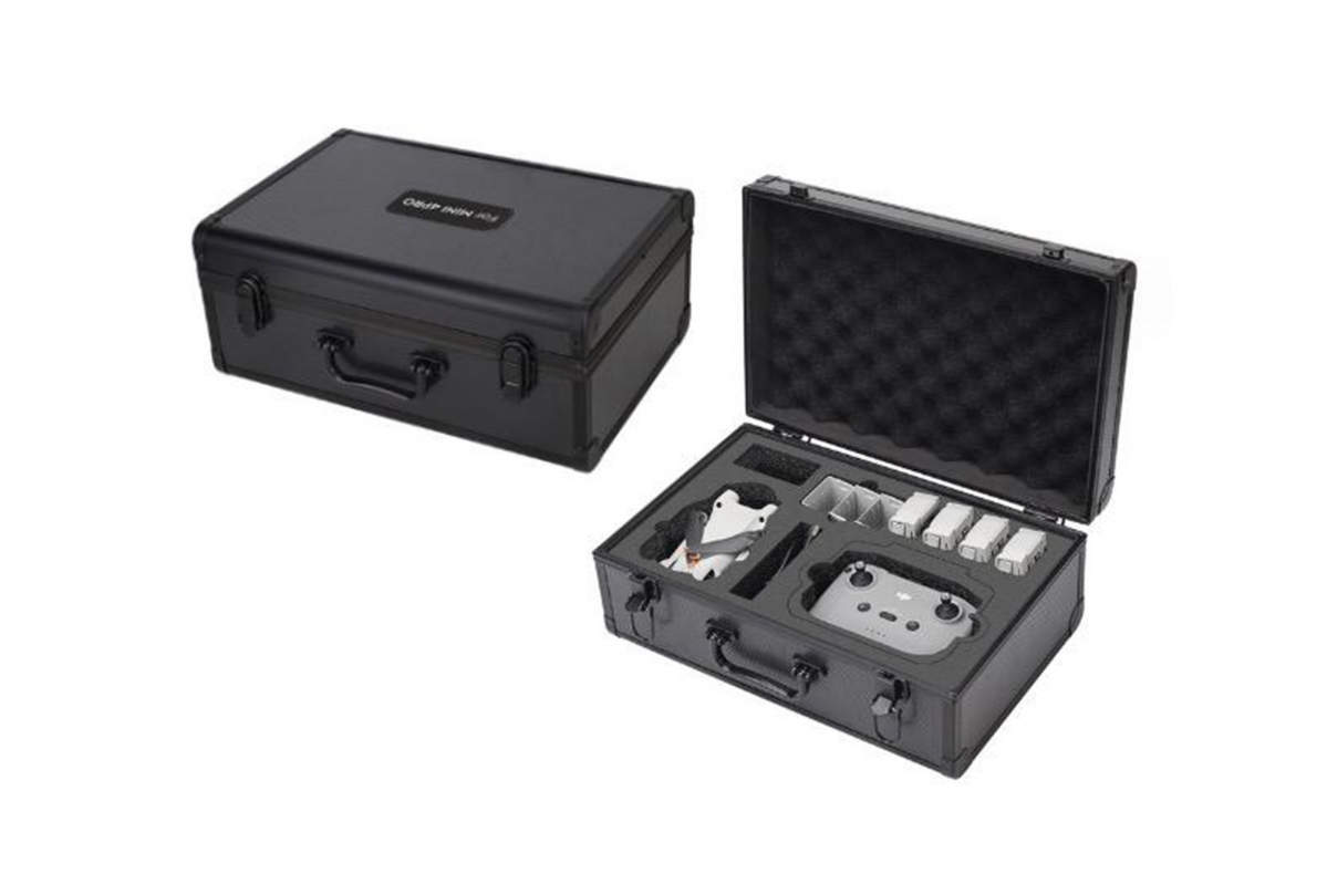 DJI MINI 4 Pro - přepravní kufr z hliníkové slitiny (až 8 baterií)