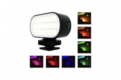 PULUZ - MINI Nastavitelné RGB LED světlo (vč. baterie) 1DJ6508