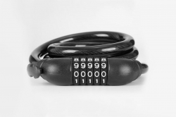 Kódový zámok z oceľového lana (110cm) 1DJ6710