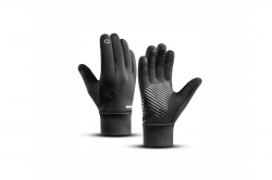 Protišmykové teplé dotykové rukavice s elastickým pásikom na zápästie (XL) 1DJ8076