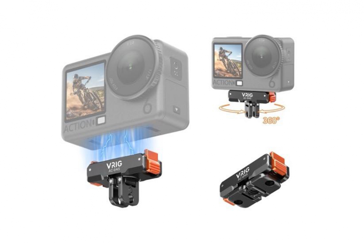 DJI Osmo - Magnetický držák s rotací 360° pro DJI Osmo 360/Osmo Nano/Action 6/5 Pro