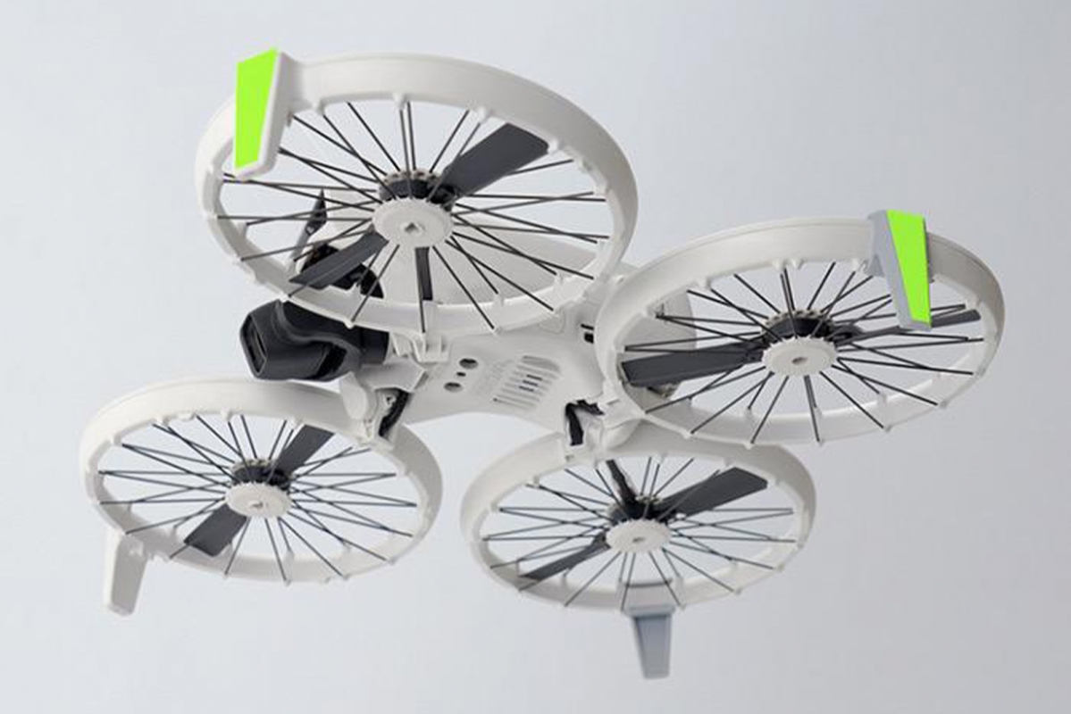 DJI Flip - Zadní podvozek s noční svítící nálepkou