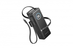 EcoFlow RAPID Power Bank (25000mAh, 170W) 2x100W vstavaný USB-C kábel - čierna 1ECORAP25000-100-B-EU