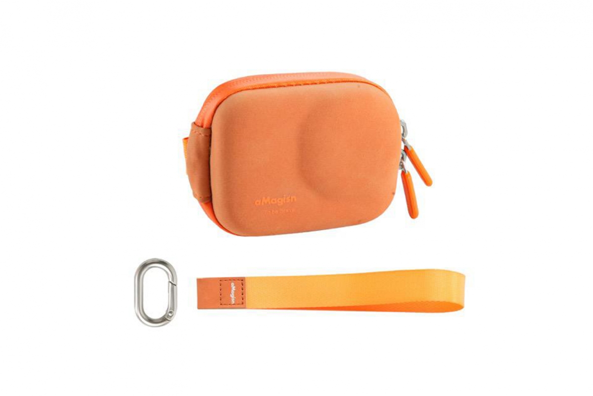 GoPro - Univerzální kožené pouzdro pro GoPro (Orange)