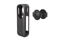 Insta360 - Silikonový ochranný kryt a kryt objektivu pro Insta360 X5 (Black) 1INST931