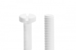 1321 Polyamidová skrutka M5x30 Biela 10 ks 1MP1321W