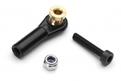 2457 Guľový čap V1, pr.7mm, M3/3 Krátky Čierny 6ks 1MP2457