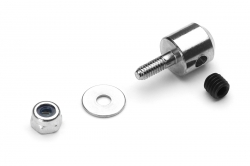 2763 Závitová koncovka tiahla M2 pre páku hr.2 Mosadz 6ks 1MP2763