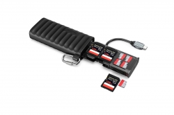 TELESIN - 2v1 čítačka kariet a úložné púzdro 1SD1130