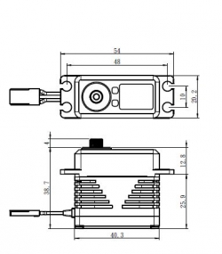 SAVÖX SB-2290SG Brushless HiVolt DIGITAL