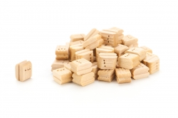 Kladka trojitá drevená 7,5mm (50 ks)