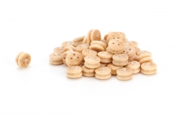 Napinák drevený 3mm (50 ks)