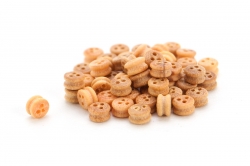 Napinák drevený 2mm (50 ks)