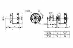 AXI 2208/34 V3 střídavý motor