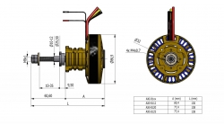AXI 8112/10 KV215 Telemetry Brushless Motor