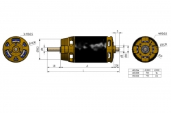 AXI 2835/12 V3 LONG striedavý motor