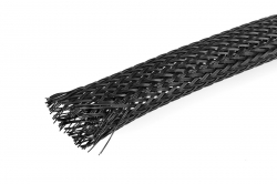 Pokrowiec na pończochę 10mm, długość 25 m (czarny)