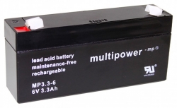Pb akumulátor MULTIPOWER 6V/3,3Ah 8KM8555