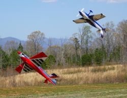 Extra NG 1,52m ARF (červená/stříbrná)