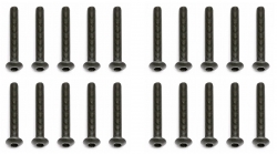 Imbus skrutky s guľatou hlavou M3×22 mm (10 ks)