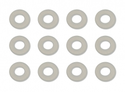 Nylón podložky, 1/32 IN. (.030 IN), 12 ks