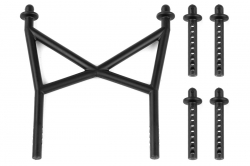 1:10 Element RC Enduro: Plastové stĺpiky/držiaky karosérie, 4+1 ks